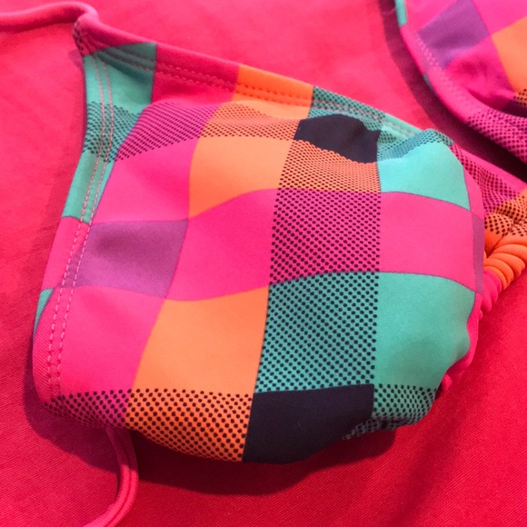 Plaid Bikini Top - Picture 2 of 2